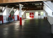 The project included revitalizing the net loft area to make it suitable for hosting events. (photo by Brodie Guy) The project included revitalizing the net loft area to make it suitable for hosting events. (photo by Brodie Guy)