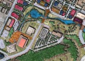 The end goal of the Smart Growth plan in Prince George by 2035, is that the community will have tree-lined streets, rooftop gardens, mixed-used development, a year-round public market, a large downtown park connected to the Heritage Trail system, and potentially a stream running from Two Rivers Gallery through a parkway to the Fraser River.