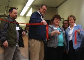 Grand opening event for the Mobile Processing Unit.