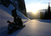 The three mountain ranges surrounding Valemount are home to both the endangered Mountain Caribou and avid snowmobilers. The three mountain ranges surrounding Valemount are home to both the endangered Mountain Caribou and avid snowmobilers.