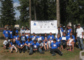 The first graduating class of the First Nations Youth Forestry Training Program.