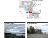 The Feasibility study that was completed for Industry Attraction in Fort St. James outlines the hotel site location and includes views from the site.