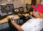 This innovative training program provides students such as Travis Tom with hands-on experience in a 100% safe classroom-based training environment.