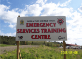 100 Mile House constructed an Emergency Services Training Center to give local fire fighters a location for practice and training.