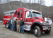 The Moberly Lake Volunteer Fire Department received a much needed upgrade that enables firefighters to fill fire trucks with water inside the fire hall