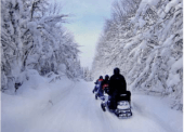 Development of the Gold Rush Snowmobile Trail in the District of 100 Mile House has attracted many winter sports enthusiasts.