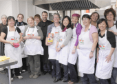 People from throughout the area came to learn how to teach proper canning techniques to the community from the experts during a workshop put on at the CNC/Fireweed kitchen.