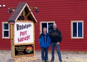Far from where he learned the secrets of old-style German sausage making, Holger Rudolph and his wife Karin have found a growing customer base for their specialty meat products in northwestern BC. Far from where he learned the secrets of old-style German sausage making, Holger Rudolph and his wife Karin have found a growing customer base for their specialty meat products in northwestern BC.