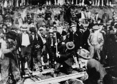 Fort Fraser is a historic community in northern British Columbia, location of the the last spike of the Grand Trunk Pacific Railway which took place at Fort Fraser on April 7, 1914.  