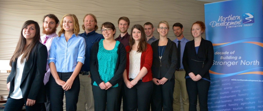Many of these recent Northern Development interns are now working in communities throughout northern B.C. 